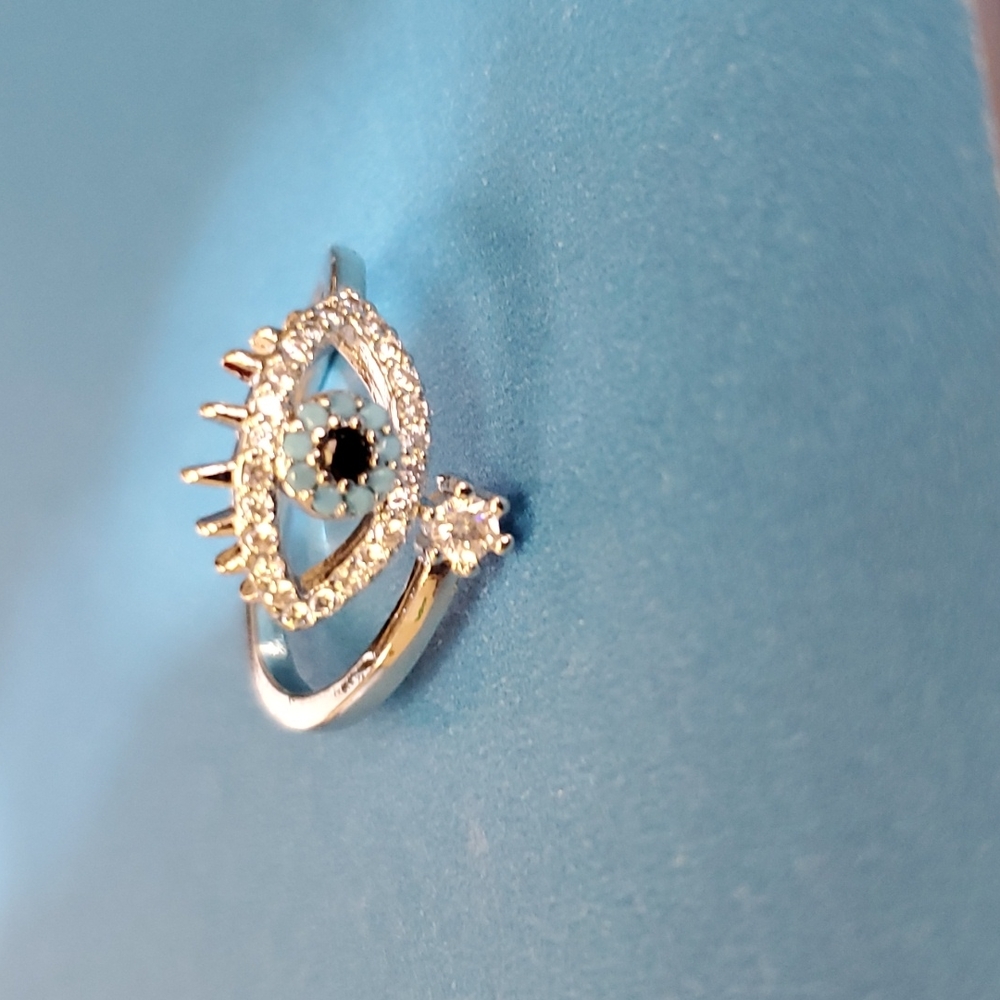 Evil Eye Ring - Adjustable - image 1